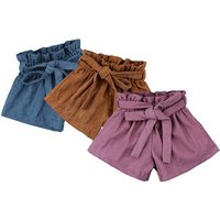 High Waist Shorts Bow Detail