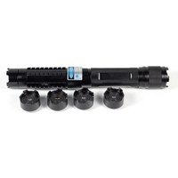 Pointer Pen 26650 2W Blue Laser Diode 4 Head Laser Light Flashlight