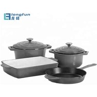 Nightmare Enamelled Cast Iron 4 Piece Cookware Set