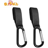 2 Pack High Quality bebe Baby Pushchair Pram Stroller hook / Belt Snap Buckle Hook
