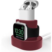 For AirPods iWatch 2in1 Dock Base Storage Lighting Cables For Charging Use Dock