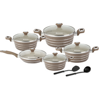 Classic Style 12 Piece Forged Aluminium Non Stick Cookware Set