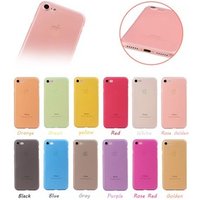 Cheaper Price 10 Colors Ultra Thin 0.3mm PC Clear Cover Matte Transparent Case for Apple iPhone 8 8Plus Covers