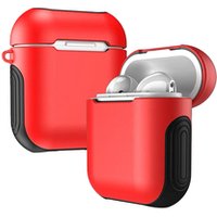 TPU PC protective shockproof hybrid case with carbine Bluetooth earphone carrying case earphone case