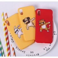 Cute Cartoon Panda Dab Swag On Soft Silicone Phone Case Coque Fundas For iPhone 7 7Plus 6 6S 6Plus 5 5S 8 8Plus X