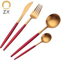Eco Stainless Steel Reusable Matte Plated Cutlery Set