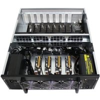 Wholesale 12 GPU ethereum bitcoin mining rig machine for ETH/ZEC/ETC/HCASH Miner without GPU
