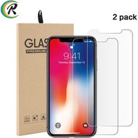 Amazon Hot 2 pack Tempered Glass for iPhone XS Max screen protector for iPhone X XS XR Anti-Scratch with retail box