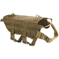 Outdoor 600D Nylon Tactical Molle Dog Harness Vest
