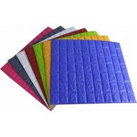Cheap XPE foam Wallpaper 3D brick wall Sticker soundproof Ladrillos 3D for home decoration