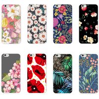 Custom Logo Mobile Phone Cases Floral Pattern Printing Shockproof Anti-slip TPU Case for iPhone Case Cover