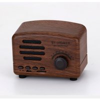 Hot Selling Retro TV Shape Mini Speaker Wireless BT Speaker Support TF Card and FM Radio
