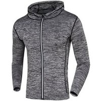 Long Sleeve Reflective Running & Training Jacket Hood