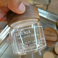 Glass Face Jar Acacia Wooden Lid