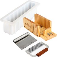 Nicole Loaf Soap Cutter Tools Adjustable Portable Wooden Soap Cutter Box With Stainless Steel Blade Soap Cold Processing