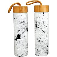 Glass Tea Infuser Bottle Bamboo Lid