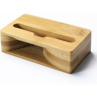 Bamboo Music Mini Speaker for Cell Phone Accessory Natural Wooden Speaker