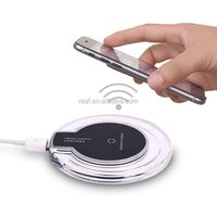 Cheap 2019 qi wireless charger for smart mobile phone/Crystal LED wireless charger