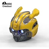 Creative design Marvel Bumblebee Helmet Speaker wireless Subwoofer blue ooth Gift portable speaker