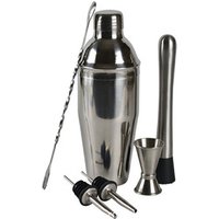 professional Stainless steel 750ML new cocktail mixer 6 pcs bartender tools wine shaker kit boston shaker for bar home
