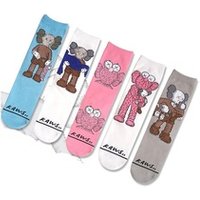 Autumn new style KAWS poor handwriting cotton fashion fitness street style new compress sock
