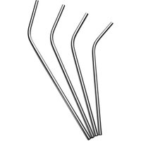 Yifan Founder Stainless Steel Metal Straws Ultra Long Straight Bent Reusable Straws For 30oz Tumblers Cold Beverage