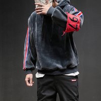 Cotton Print Drop Shoulder Hoodie