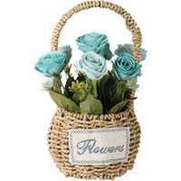 creative artificial mini planty potted plant plastic fresh small potted flower basket decoration gift 28cm plant designs ideas