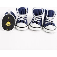 Denim Dog Shoes Pet Foot Protection