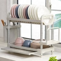Wheat Straw functional Kitchen Dish Rack