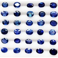 Sri Lanka natural unheated oval blue sapphire big size loose stone customized ring necklace pendant dual use