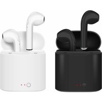 2019 High Quality I7s Tws Double Wireless Earbuds Headsets Stereo Headphones with Mic For for iPhone& Android phone