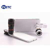 Universal 12X Zoom Mobile Phone Telescope Lens Telephoto External Smartphone Camera Lens for Smartphone