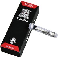 Kingpen Carts Vape Cartridges 1.0ml Ceramic Coil King pen Vape Cartridge Packaging Newest flavor stickers Silver oil carts