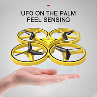 Smart Watch Controlled Interactive Induction Quadcopter Uav Four-Axis Drone Gravity sensor watch remote control mini drone