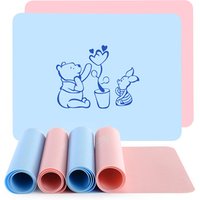 Little Bear Elephant Cartoon Silicone Feeding Mat