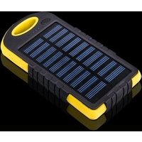 Solar Panel Power Bank Mobile Phone Charger, 12000mah Solar Battery Charger Waterproof Power Bank for Cellphone