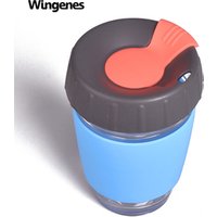 Wingenes Reusable Silicone Coffee Cup
