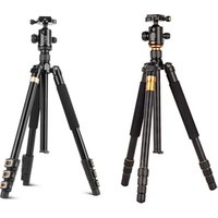 2019 new upgrade 62.5" Q999 dslr camera tripod aluminum fluid video head flip leg lock & twist lock smartphone tripod