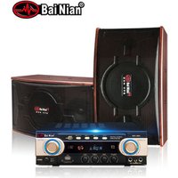 Micro Component System(Home theater&Karaoke System) -Stereo Audio Mic Karaoke Amplifier and High Power Sound Karaoke Speakers