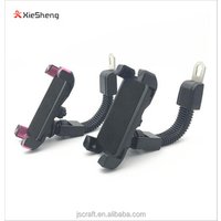 Xiesheng Motorcycle Phone Holder Stand Motor Rearview Mirror Mount Bracket with Edge Protector Phone Holders on Motorbikes