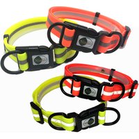 Amazon New Arrival Reflective Wholesale Dog Collar,Custom Waterproof PVC Coated Nylon Dog Collar For Dogs Pets