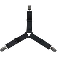 4Pcs Bed Sheet Holder Fasteners Suspenders Gripper Cushion sofa blanket Triangle & Elastic Straps Adjustable Bed Sheet Clip