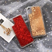 For Oppo Find X Free sample Cute design Bling Bling Liquid Glitter mobile phone case Back Cover with Custom Designs