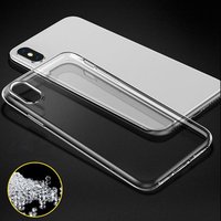 Super slim crystal clear tpu case transparent back cover for iphone x guangzhou
