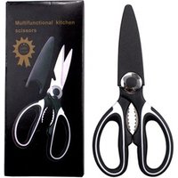 Home stainless steel clever multifunction professional laser Seafood scissors kitchen scissors shears