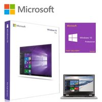 Microsoft Windows 10 professional software 32 bits/64bit with DVD OEM package win 10 pro oem license