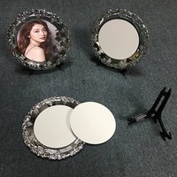 8 inch Blank Metal Plaque Plate Aluminium Sheet Insert Stand