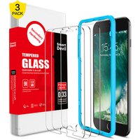 hot sale 2019 SmartDevil glass screen protector Curved 3PCS Tempered Glass for iphone 6 7 8 factory hot item