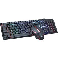 Lol Surprise Big Surprise Gaming Keyboard Wired Mechanical illuminated Keyboard and Mouse Combos